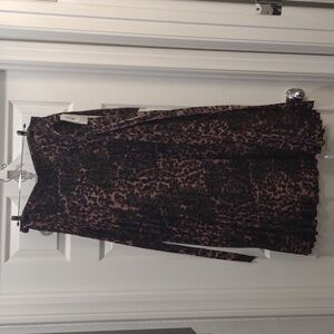 Lularoe DeAnne skirt XL NWT Animal Print